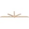 Ekena Millwork Kennewick Smooth Timber Gable Bracket, Douglas Fir, 96"W x 28"H x 1 1/2"D x 3 1/2"F, 7/12 Pitch GBW096X28X0204KEN00SDF - alternate 3